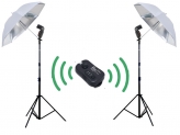 Falcon Eyes Strobist Doublepack Wireless Zilver voor Sony
