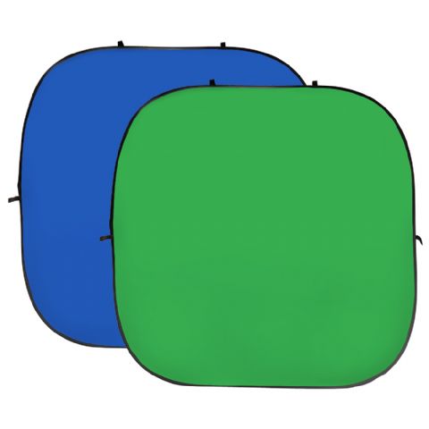 Opvouwbare dubbelzijdige achtergrond. Extra groot (240x240cm !!). De ene kant is groen, de andere kant is blauw. Het doek laat weinig tot geen licht door. <br />” width=”164″ height=”164″ />Opvouwbare dubbelzijdige achtergrond. Extra groot (240x240cm !!). De ene kant is groen, de andere kant is blauw. Het doek laat weinig tot geen licht door. </p>
<h3>Prijs: €EUR 92,95</h3>
<p><span style=