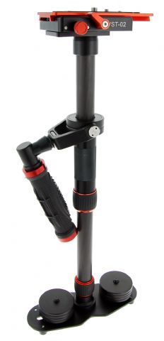 Geschikt voor camera's van 1-5 Kg. Meerdere instelmogelijkheden voor perfecte balans. Gemaakt van oersterk maar verderlicht carbonfiber.
