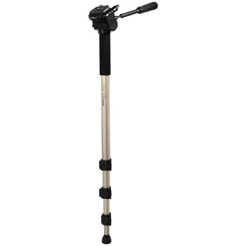 Lichtgewicht aluminium monopod statief. Max. hoogte 176 cm