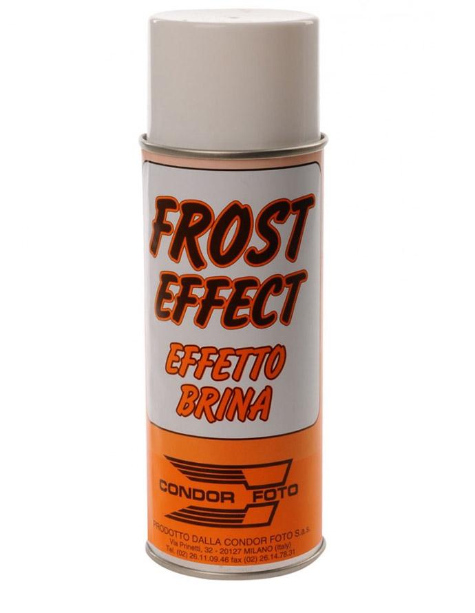 Spray waarmee je een oppervlak bevoren kunt laten lijken, alsof het zo uit de vriezer komt (of van de Noordpool).Inhoud 400 ml.