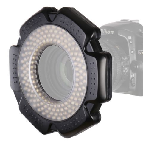 Universele macro ringlamp met 160 LED's.