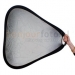 BonjourFoto ValuLine Reflector Zilver/Wit met Grip  60 cm