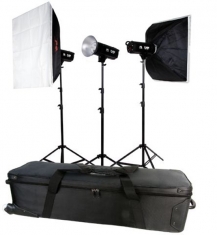 Falcon Eyes TFK-3400A Fotostudio Flitsset met Koffer