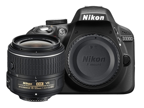 Nikon D3300 Kit AF-P 18-55 VR zwart | Camera's | BonjourFoto