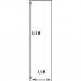 BonjourFoto Semitransparante Polyester Achtergrond 1,5x5,5m