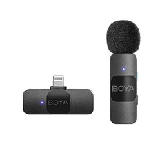 Boya Ultra-Compacte Draadloze Microfoon BY-V1 voor iOS