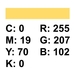 Colortone 13 Buttercup Achtergrondrol 1,38 x 11 m