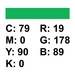 Colortone 46 Chroma Green Achtergrondrol 2,75x11 m