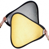 BonjourFoto ValuLine Reflector Goud/Zilver met Grip 60 cm